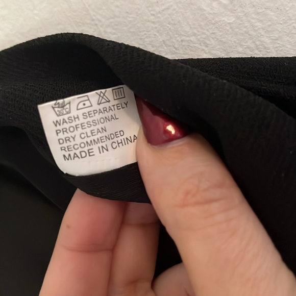 Gothic Pleated Midnight Cross Skort, Size L, Black/White, NWOT - Picture 10 of 10